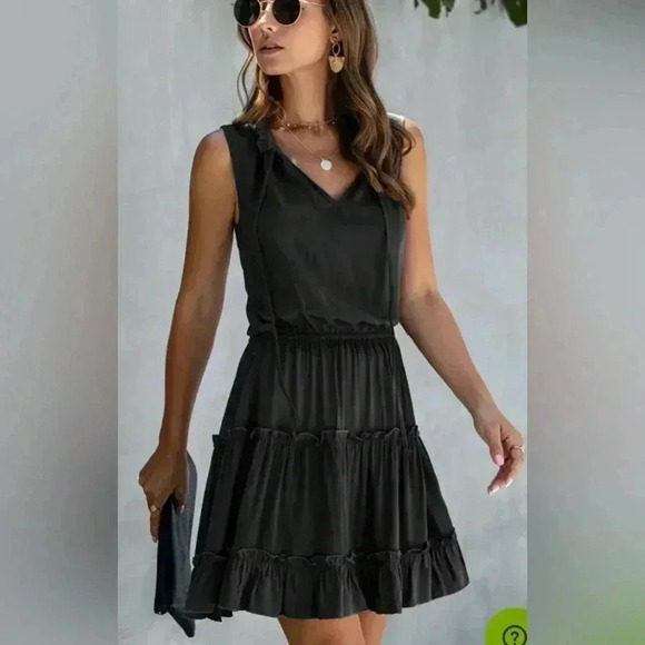 NWT Beach Sissi Sleevless Mini Dress in Green Leopard Print Size Small - Picture 9 of 12